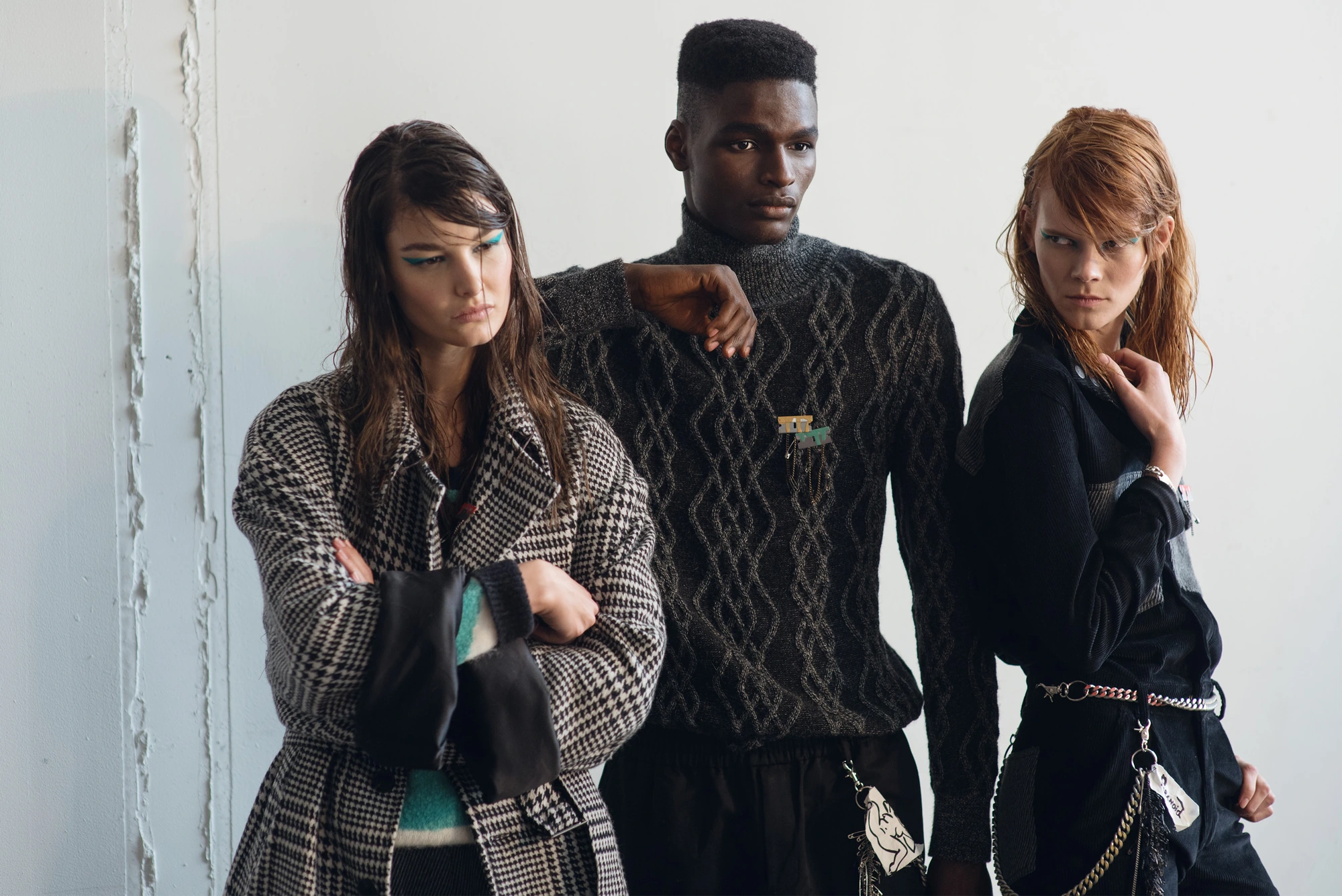 Atmospheric backstage fashion image conveying culture and mood